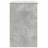 Biurko Beton Szary 86x49x76 cm Drewno klejone