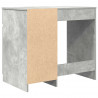 Biurko Beton Szary 86x49x76 cm Drewno klejone