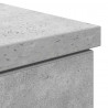 Biurko Beton Szary 86x49x76 cm Drewno klejone