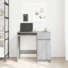 Biurko Sonoma Szare 86x49x76 cm Drewno klejone