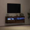 Szafka pod telewizor 2 pcs Stare drewno 60 x 30 x 40 cm