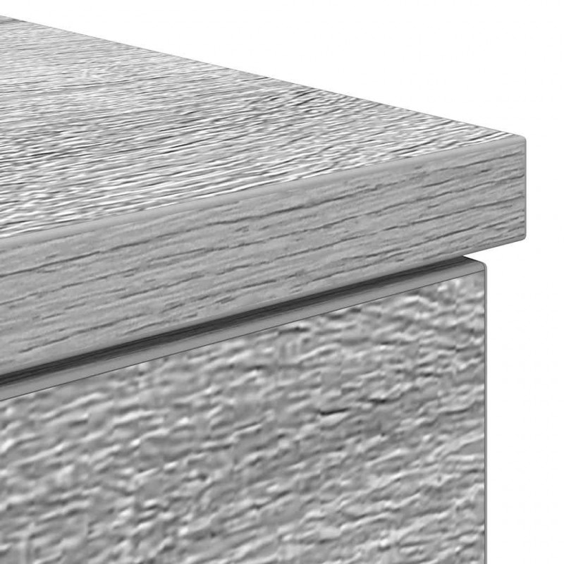 Biurko Sonoma Szare 86x49x76 cm Drewno klejone