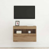 Szafka pod telewizor Ze LED Lights dąb artisan 60 x 30 x 40 cm