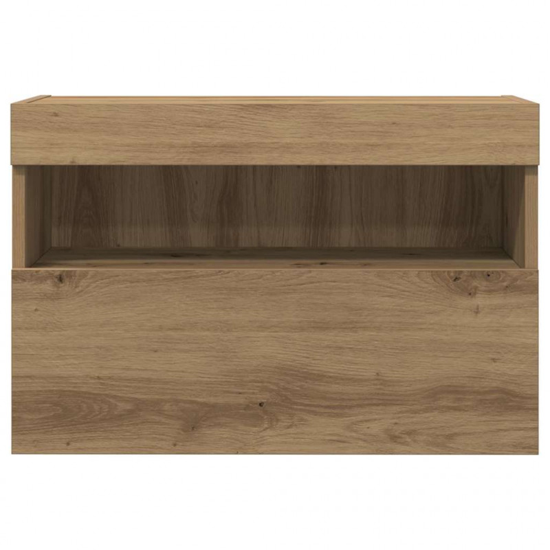 Szafka pod telewizor 2 pcs dąb artisan 60 x 30 x 40 cm