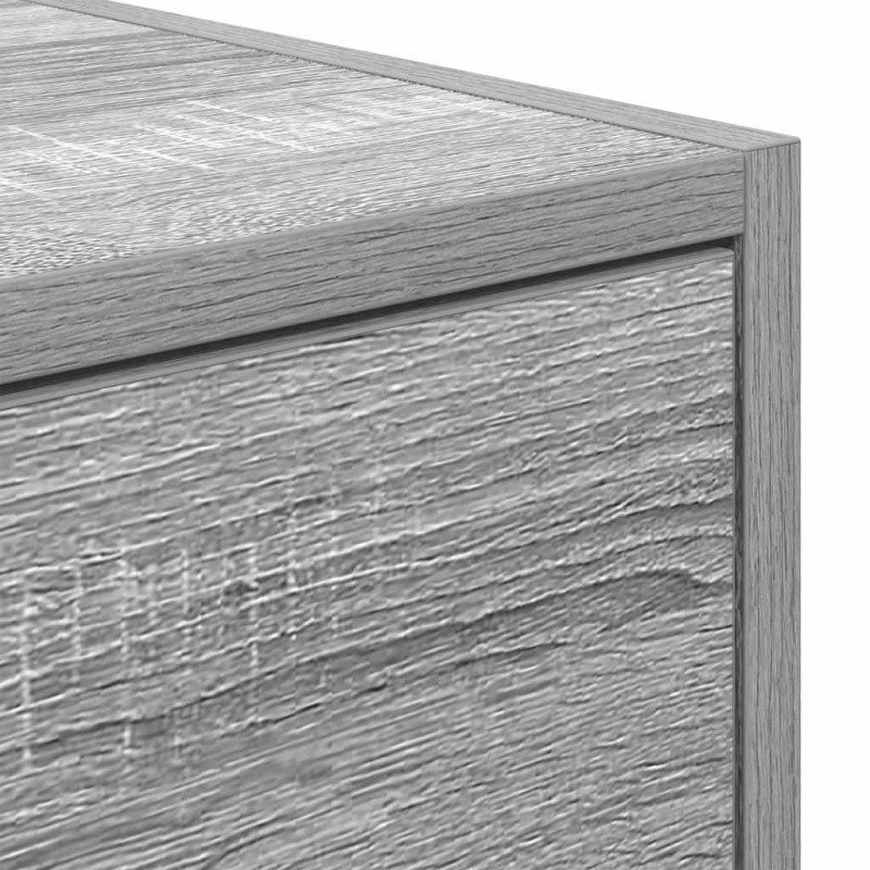 Szafki RTV 2 szt. Szary Sonoma 80x31x25,5 cm Drewno klejone