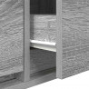 Szafki RTV 2 szt. Szary Sonoma 80x31x25,5 cm Drewno klejone
