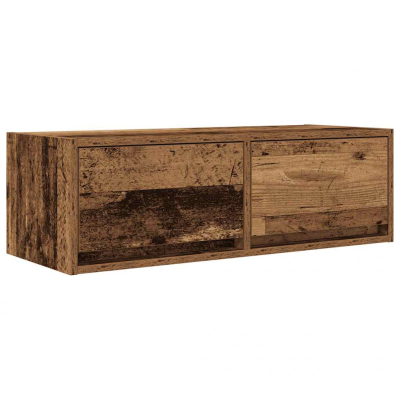 Szafka RTV Stare drewno 80x31x25,5 cm Drewno klejone