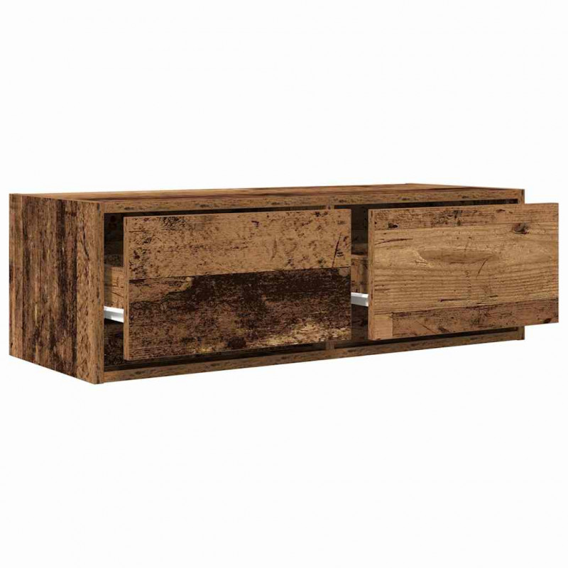 Szafka RTV Stare drewno 80x31x25,5 cm Drewno klejone