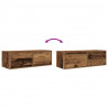 Szafka RTV Stare drewno 80x31x25,5 cm Drewno klejone
