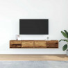 Szafki RTV 2 szt. Stare drewno 80x31x25,5 cm Drewno klejone