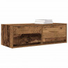 Szafki RTV 2 szt. Stare drewno 80x31x25,5 cm Drewno klejone