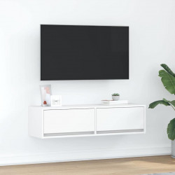 Szafka pod telewizor z szufladą Biały 100 x 31 x 25.5 cm