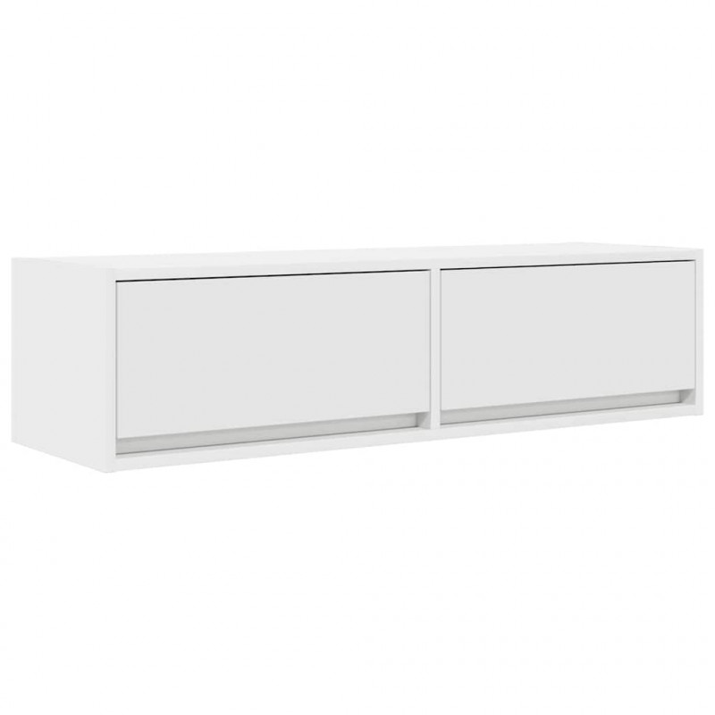 Szafka pod telewizor z szufladą Biały 100 x 31 x 25.5 cm
