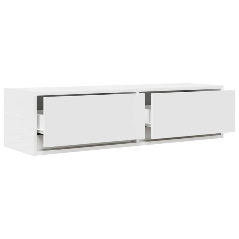 Szafka pod telewizor z szufladą Biały 100 x 31 x 25.5 cm