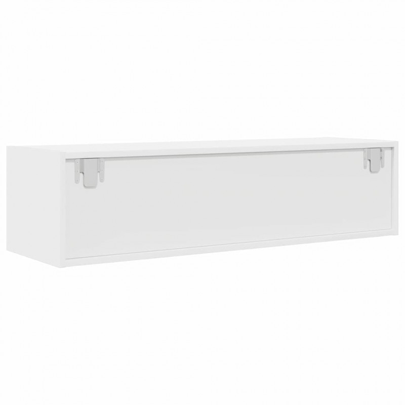Szafka pod telewizor z szufladą Biały 100 x 31 x 25.5 cm