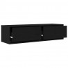 Szafka pod telewizor z szufladą Czarny dąb 100 x 31 x 25.5 cm