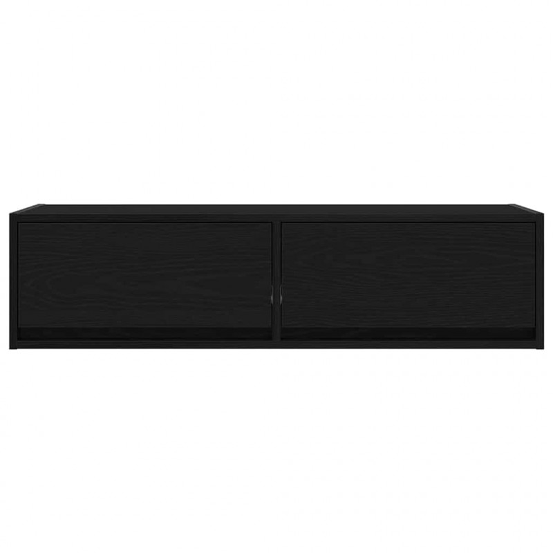 Szafka pod telewizor z szufladą Czarny dąb 100 x 31 x 25.5 cm