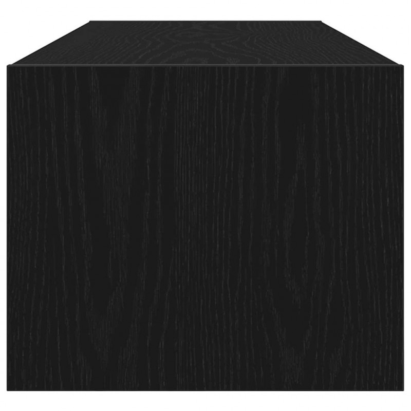 Szafka pod telewizor z szufladą Czarny dąb 100 x 31 x 25.5 cm