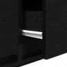 Szafka pod telewizor z szufladą Czarny dąb 100 x 31 x 25.5 cm