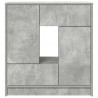 Komoda z szufladami i drzwiami, szarość betonu, 70,5x34x74,5 cm
