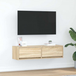 Szafka pod telewizor z szufladą dąb sonoma 100 x 31 x 25.5 cm