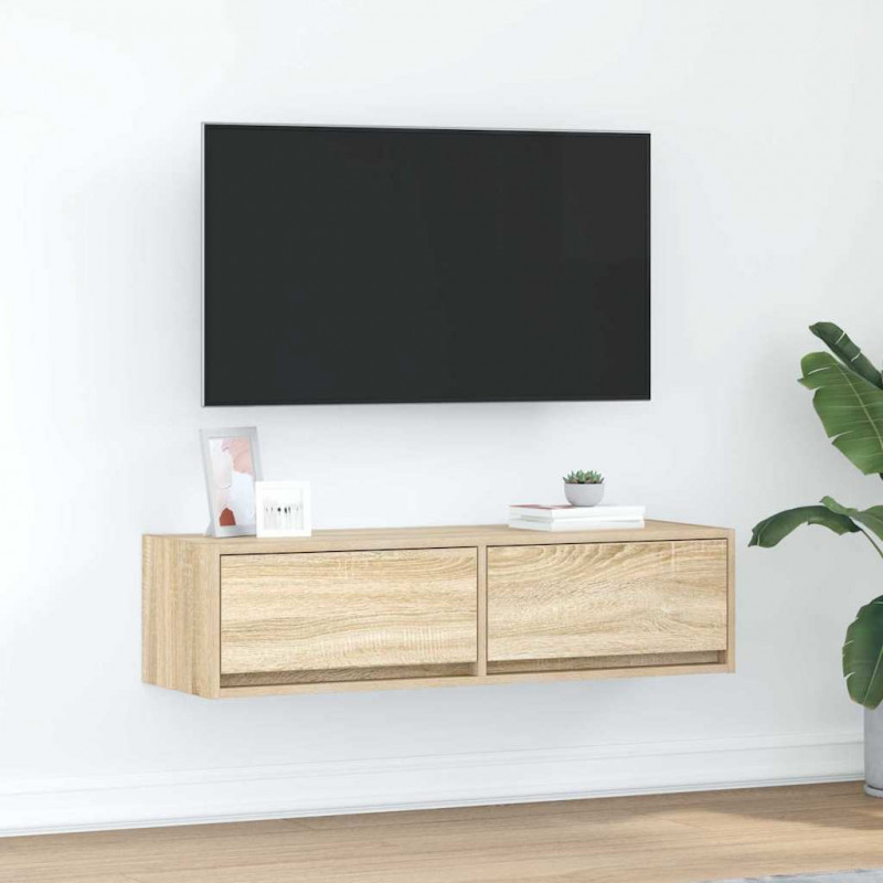 Szafka pod telewizor z szufladą dąb sonoma 100 x 31 x 25.5 cm