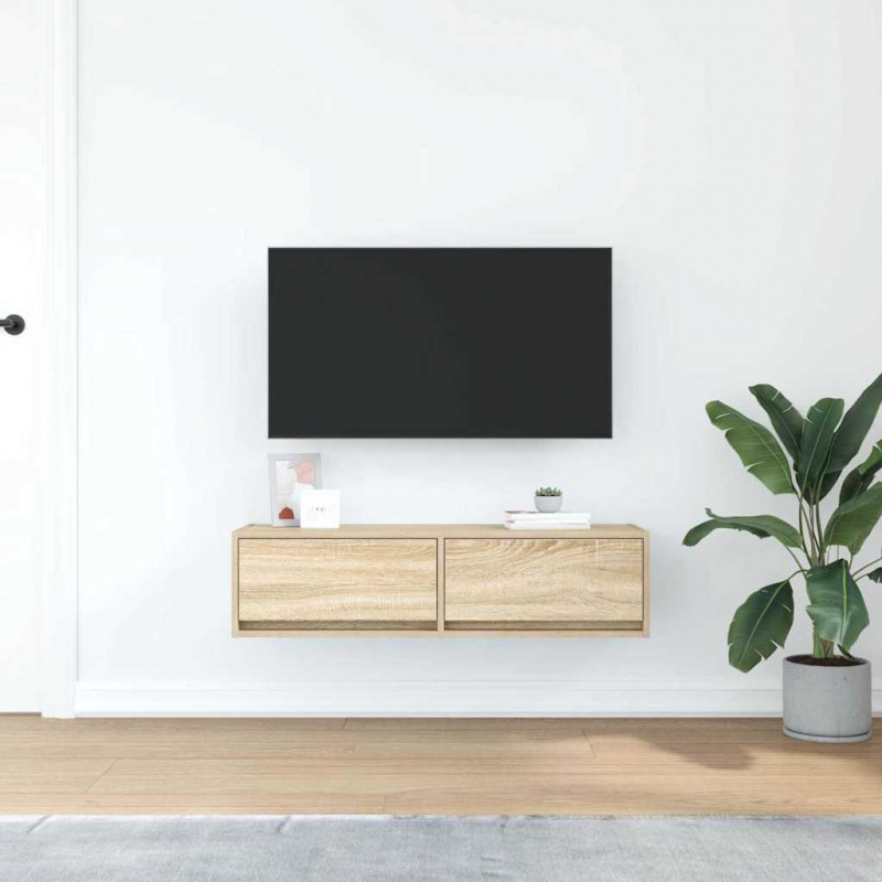 Szafka pod telewizor z szufladą dąb sonoma 100 x 31 x 25.5 cm