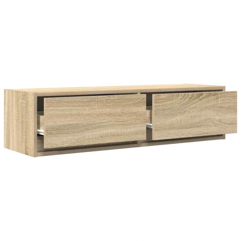 Szafka pod telewizor z szufladą dąb sonoma 100 x 31 x 25.5 cm