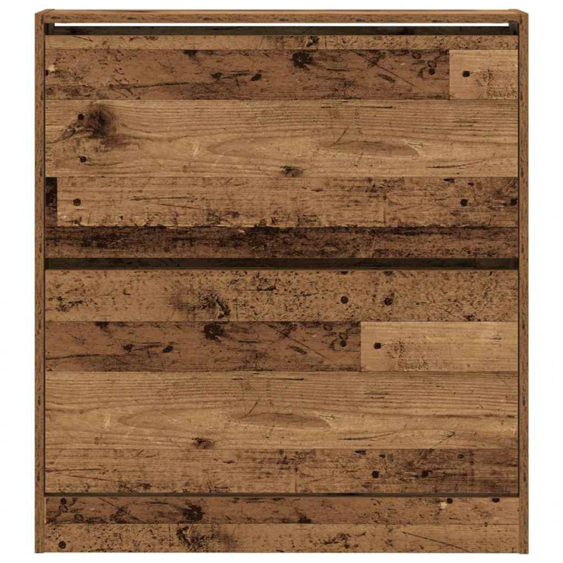 Szafka na buty z półką Stare drewno 80 x 21 x 87,5 cm