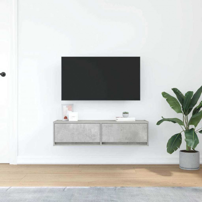 Szafka pod telewizor Betonowy szary 100 x 31 x 25.5 cm