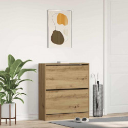 Szafka na buty z półką z drzwiami Dąb wędzony 80 x 21 x 87,5 cm