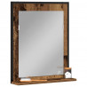 Lustro Stare drewno 50 x 12 x 60 cm Szkło i drewno inżynieryjne