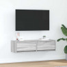 Szafka pod telewizor Szary dąb sonoma 100 x 31 x 25.5 cm