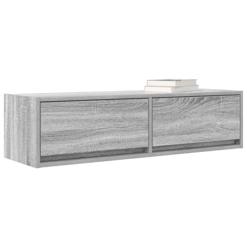 Szafka pod telewizor Szary dąb sonoma 100 x 31 x 25.5 cm