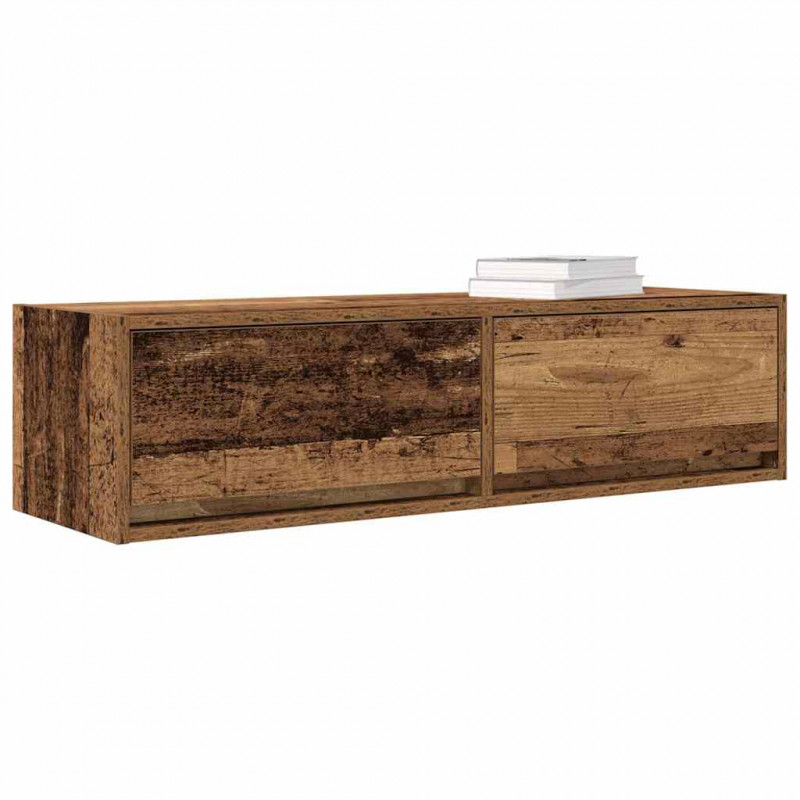 Szafka pod telewizor z szufladą Stare drewno 100 x 31 x 25.5 cm
