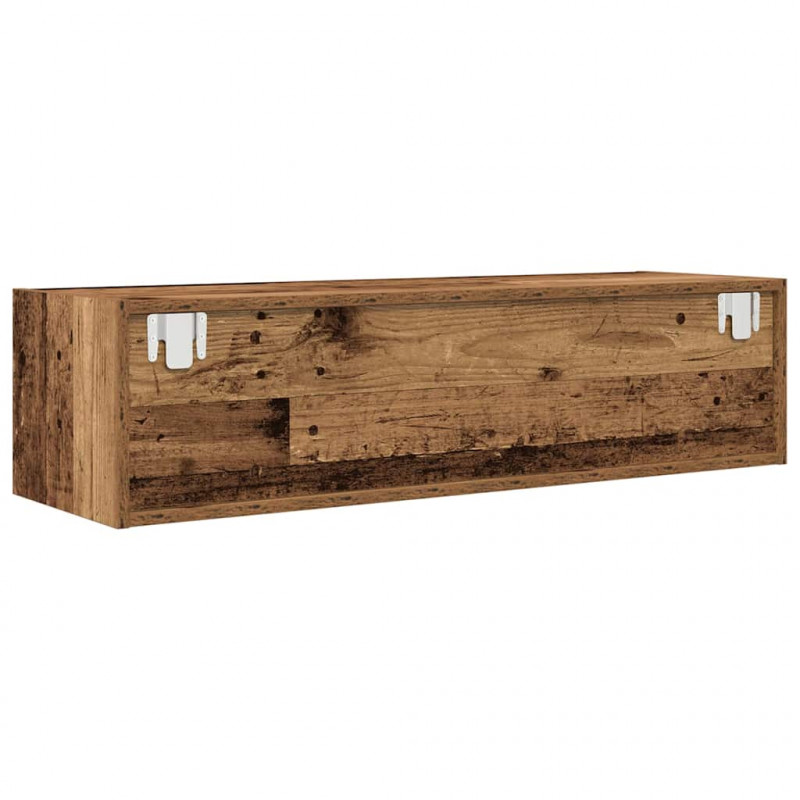 Szafka pod telewizor z szufladą Stare drewno 100 x 31 x 25.5 cm
