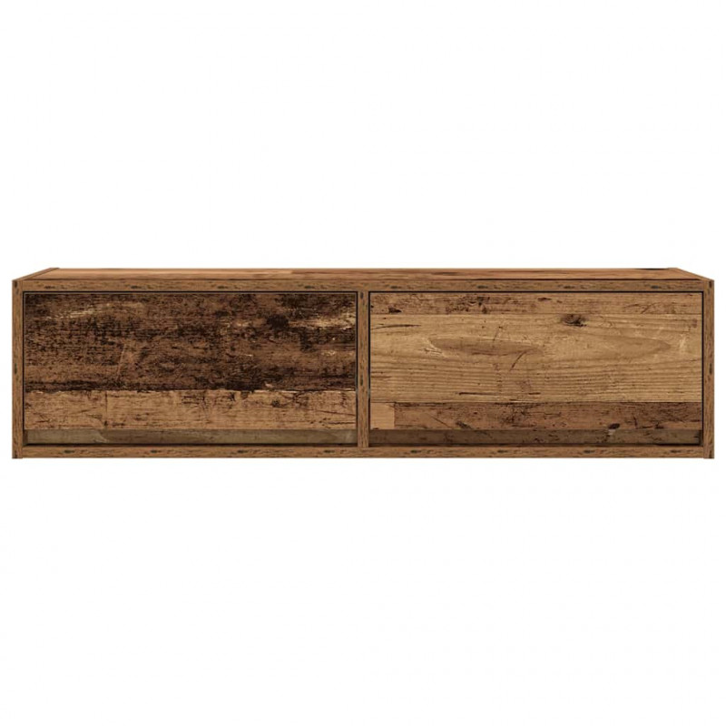 Szafka pod telewizor z szufladą Stare drewno 100 x 31 x 25.5 cm