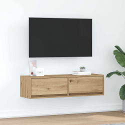 Szafka pod telewizor z szufladą dąb artisan 100 x 31 x 25.5 cm
