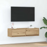 Szafka pod telewizor z szufladą dąb artisan 100 x 31 x 25.5 cm