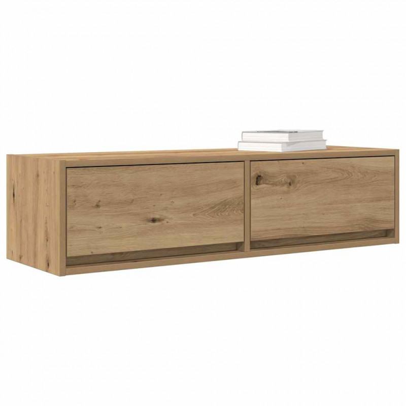Szafka pod telewizor z szufladą dąb artisan 100 x 31 x 25.5 cm