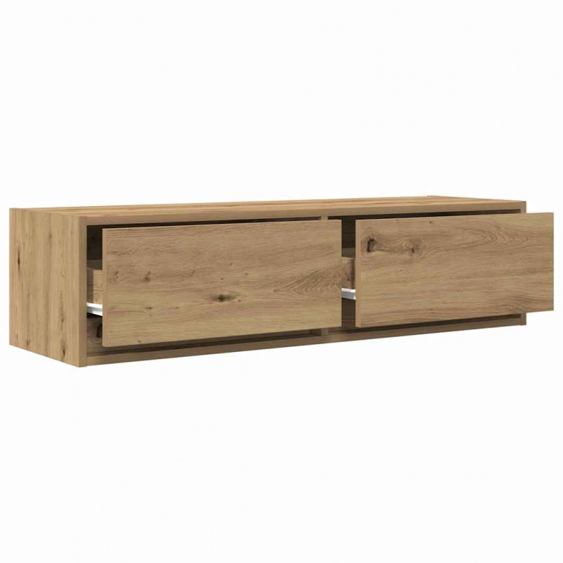 Szafka pod telewizor z szufladą dąb artisan 100 x 31 x 25.5 cm