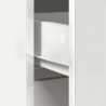 Komoda z szufladą Biała 80x34x76 cm Drewno klejone