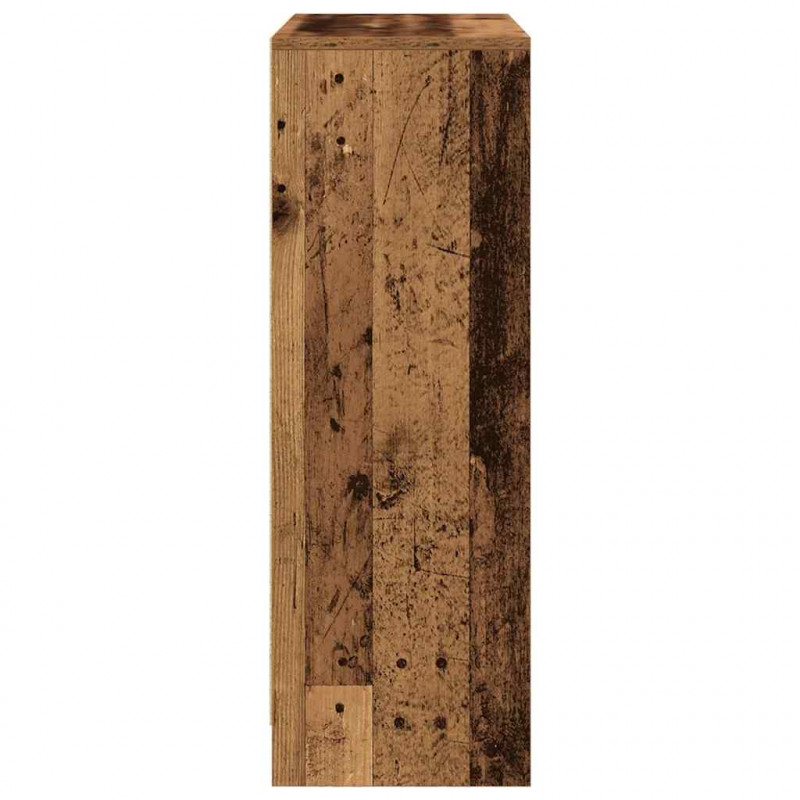 Komoda z szufladami i drzwiami, stare drewno, 73x31x90 cm