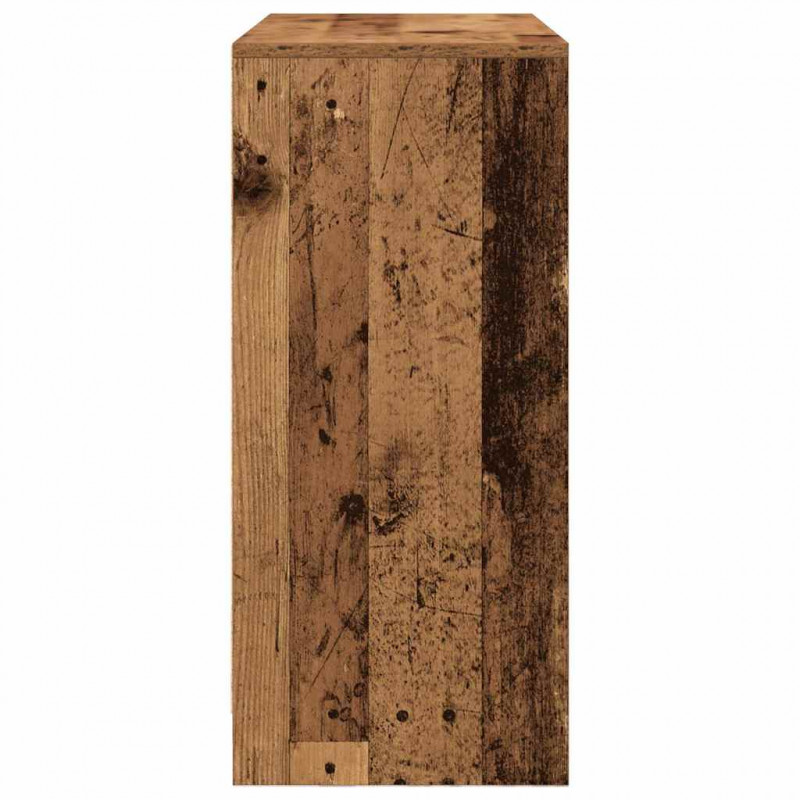 Komoda z szufladą Stare drewno 80x34x76 cm Drewno klejone