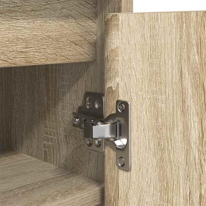 Szafka na buty Sonoma Oak 29,5x34x76 cm Drewno klejone