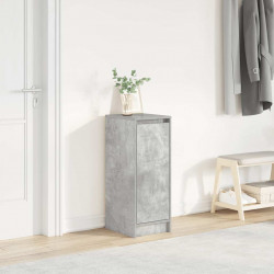Szafka na buty Beton Szary 29,5x34x76 cm Drewno klejone