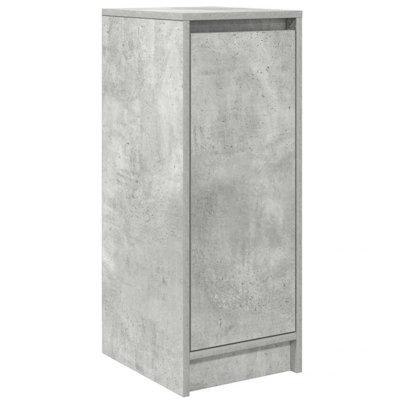 Szafka na buty Beton Szary 29,5x34x76 cm Drewno klejone
