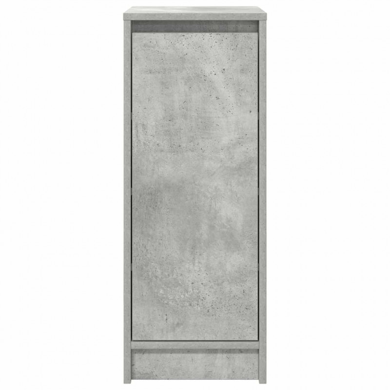 Szafka na buty Beton Szary 29,5x34x76 cm Drewno klejone