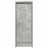 Szafka na buty Beton Szary 29,5x34x76 cm Drewno klejone