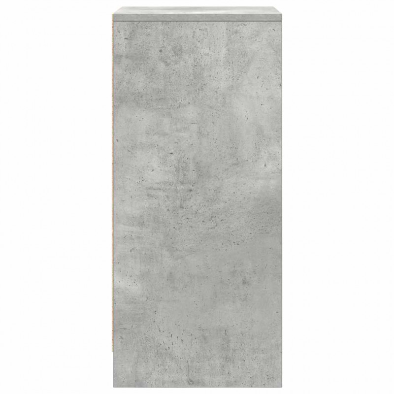 Szafka na buty Beton Szary 29,5x34x76 cm Drewno klejone
